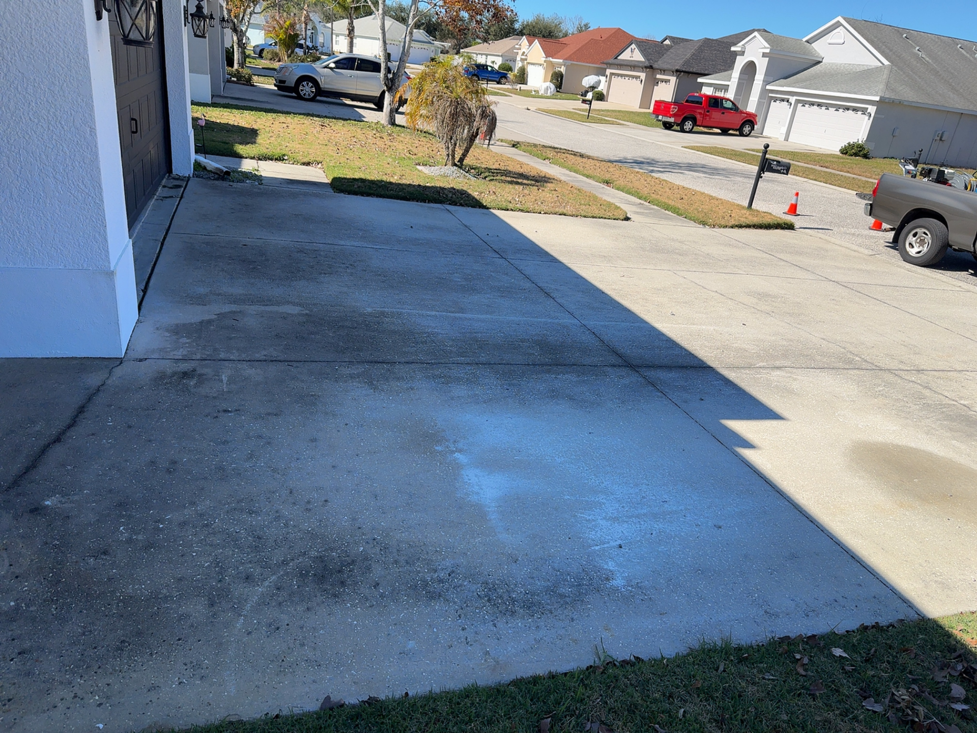 Driveway Cleaning in Hudson, FL - Hudson Pressure Pros Property Protection Protocol™ - Before