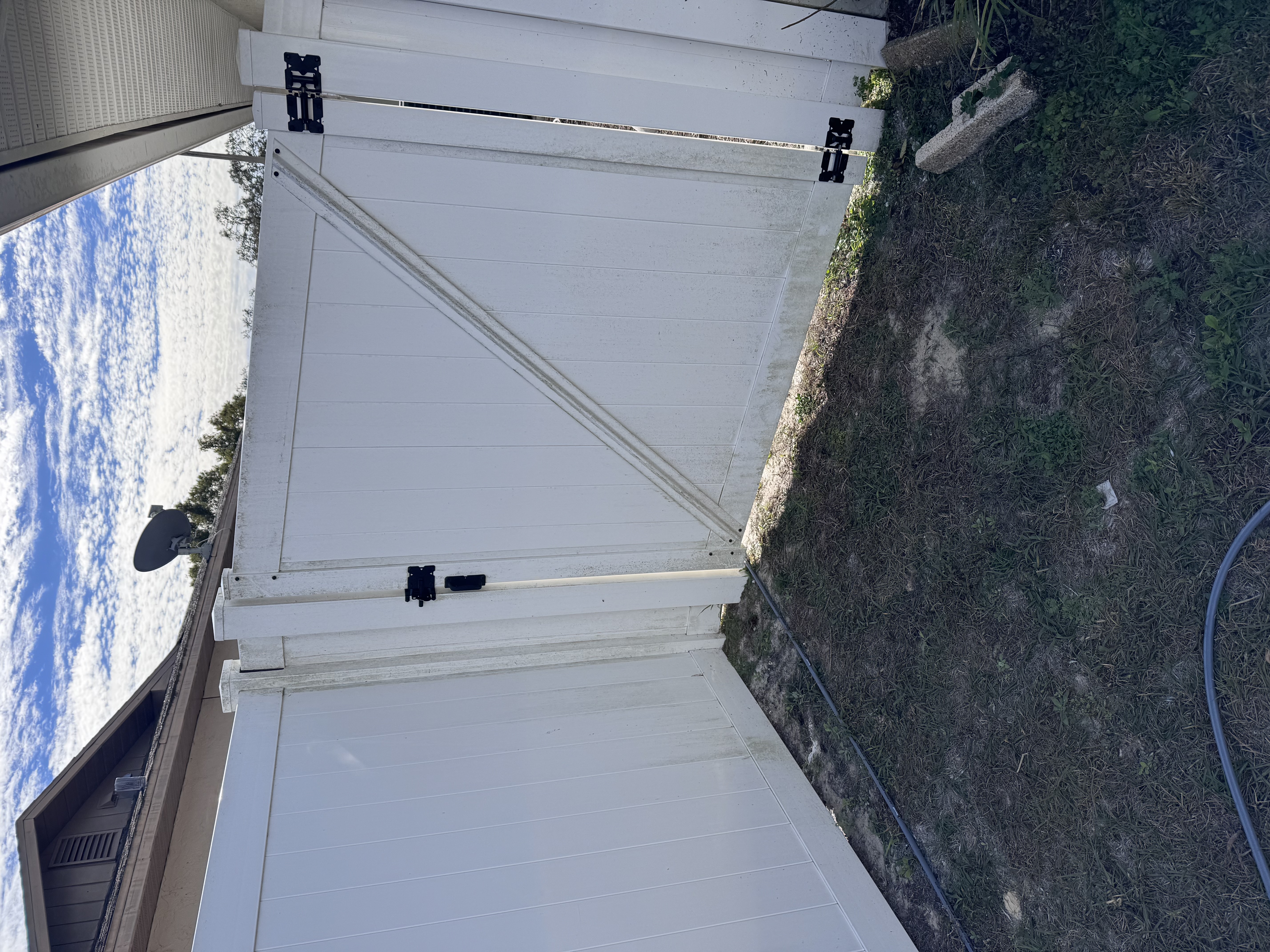 Gate Soft Wash in Port Richey, FL - Before - Hudson Pressure Pros